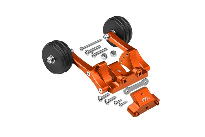 Traxxas Hoss 4X4 Vxl (90076-4) Aluminum Rear Adjustable Wheelie - 12Pc Set Orange 1