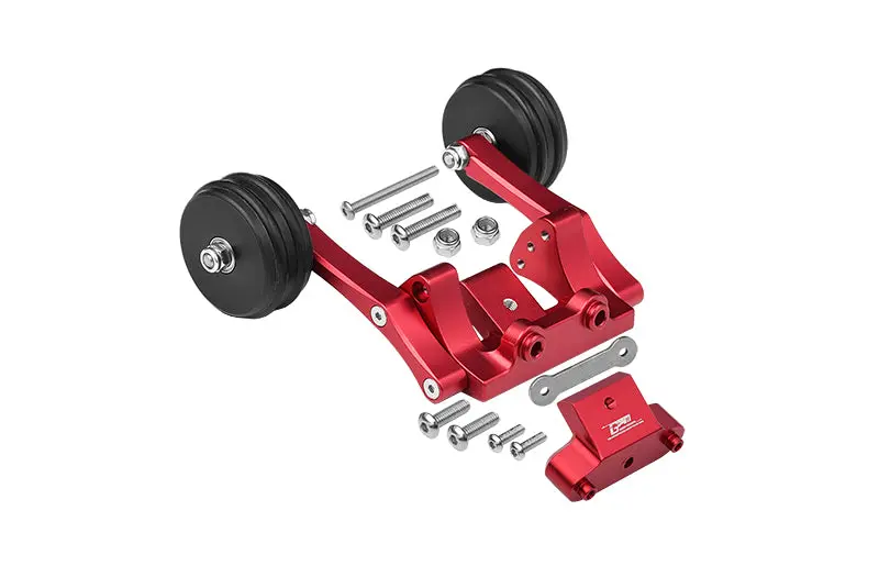 Traxxas Hoss 4X4 Vxl (90076-4) Aluminum Rear Adjustable Wheelie - 12Pc Set Red 1