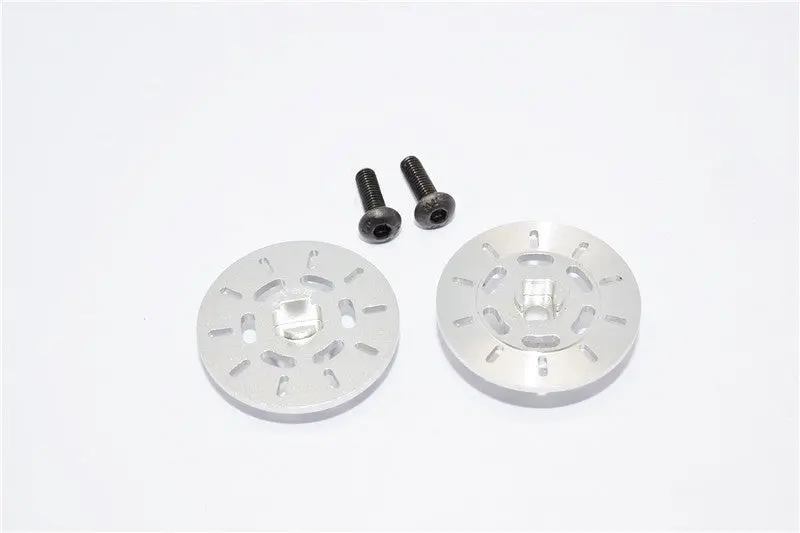 Traxxas Latrax Rally Aluminum Brake Disk Hex Adapter (+1Mm) - 2Pcs Set Silver 1