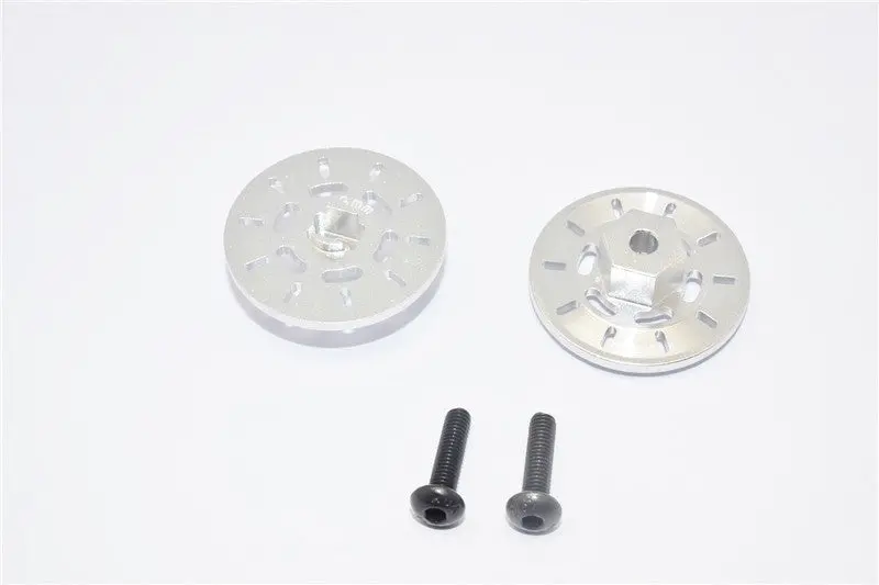 Traxxas Latrax Rally Aluminum Brake Disk Hex Adapter (+3Mm) - 2 Pcs Set Silver 1