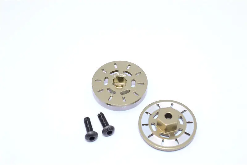 Traxxas Latrax Rally Aluminum Brake Disk Hex Adapter (+3Mm) - 2 Pcs Set Titanium 1