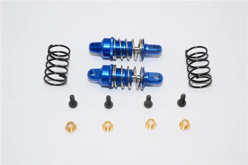 Traxxas Latrax Rally Aluminum Front Adjustable Damper (37Mm) - 1Pr Blue 1
