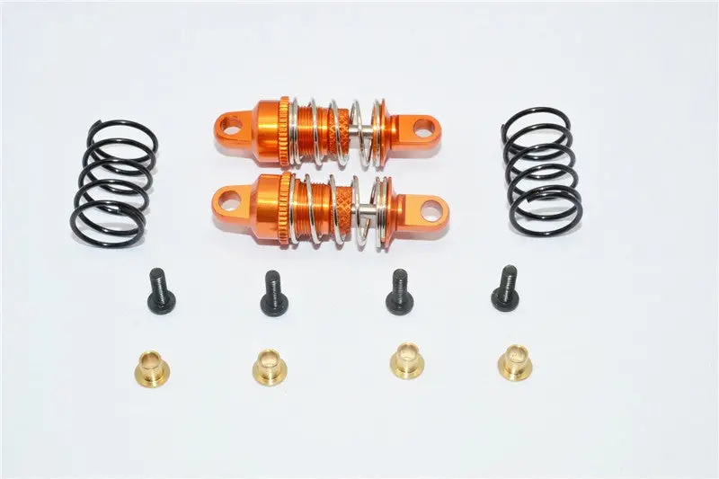 Traxxas Latrax Rally Aluminum Front Adjustable Damper (37Mm) - 1Pr Orange 1