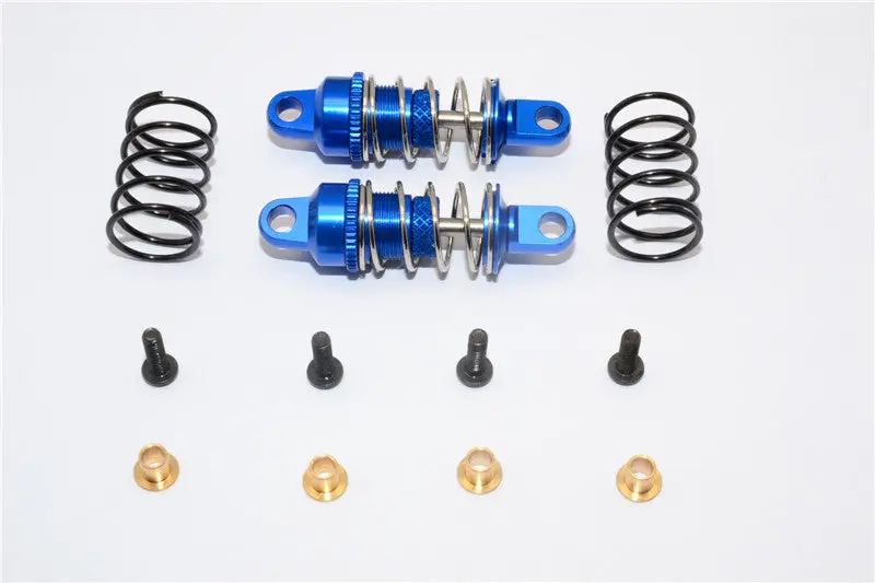 Traxxas Latrax Rally Aluminum Rear Adjustable Damper (34Mm) - 1Pr Blue 1
