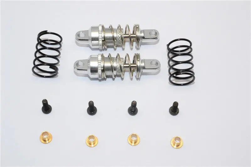 Traxxas Latrax Rally Aluminum Rear Adjustable Damper (34Mm) - 1Pr Silver 1