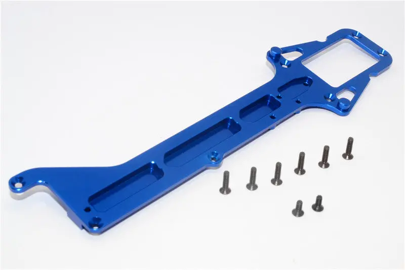 Traxxas Latrax Rally & Latrax Teton Aluminum Upper Chassis - 1 Pc Set Blue 1