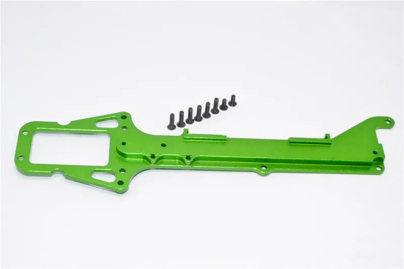 Traxxas Latrax Rally & Latrax Teton Aluminum Upper Chassis - 1 Pc Set Green 1