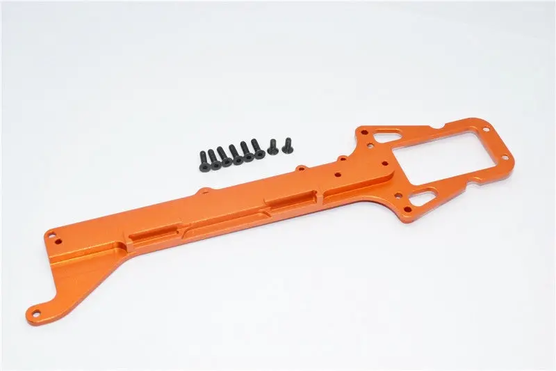 Traxxas Latrax Rally & Latrax Teton Aluminum Upper Chassis - 1 Pc Set Orange 1