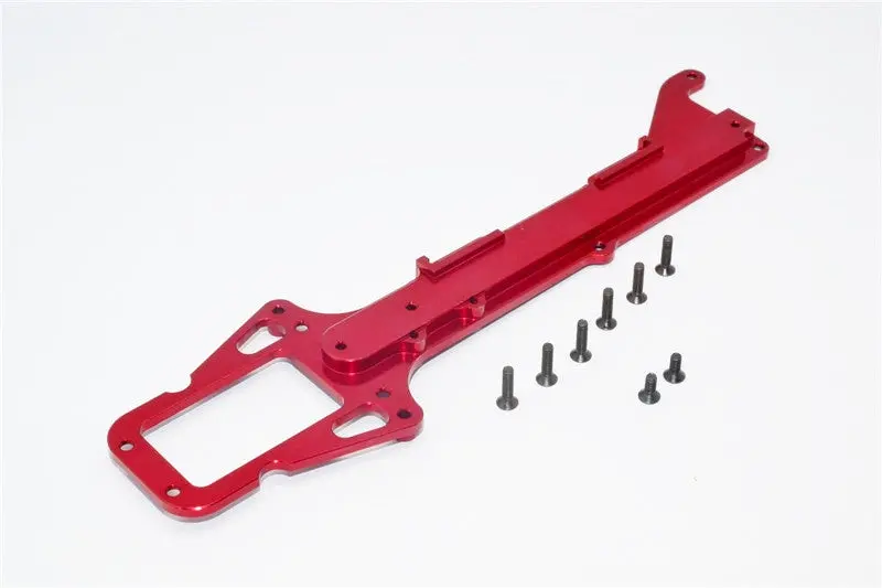Traxxas Latrax Rally & Latrax Teton Aluminum Upper Chassis - 1 Pc Set Red 1