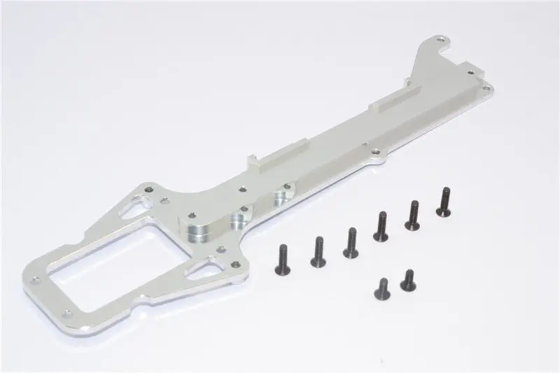Traxxas Latrax Rally & Latrax Teton Aluminum Upper Chassis - 1 Pc Set Silver 1