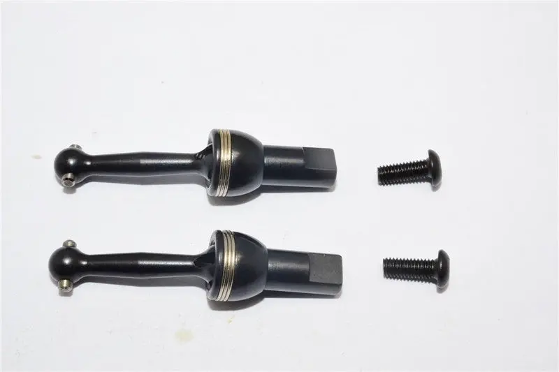 Traxxas Latrax Rally Steel Front / Rear Cvd Drive Shaft (23Mm) - 1Pr Black 1
