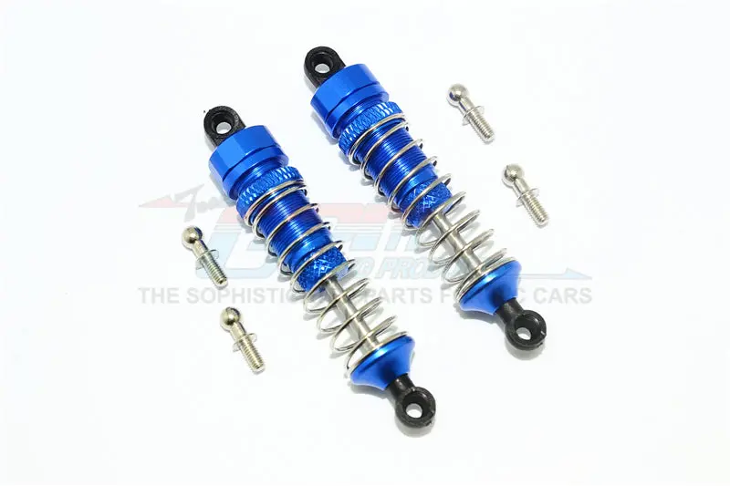 Traxxas Latrax Sst Aluminum Front/Rear Damper (57Mm) - 1Pr Set Blue 1