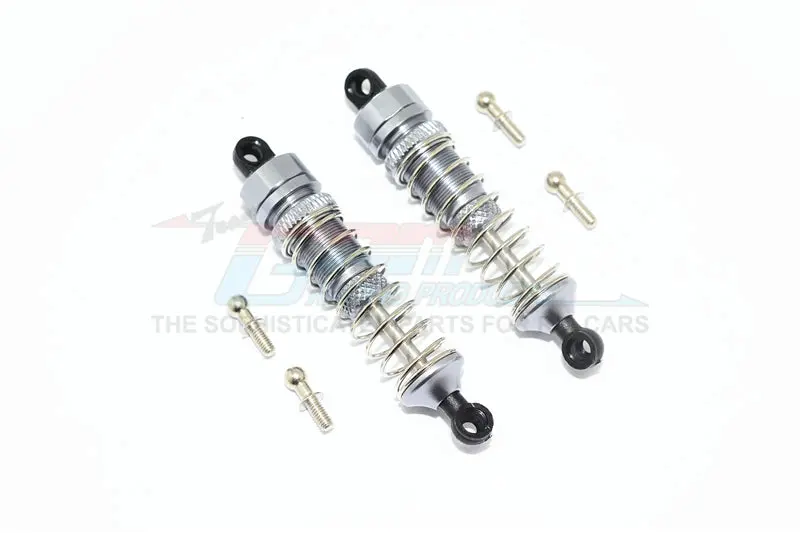 Traxxas Latrax Sst Aluminum Front/Rear Damper (57Mm) - 1Pr Set Gray Silver 1