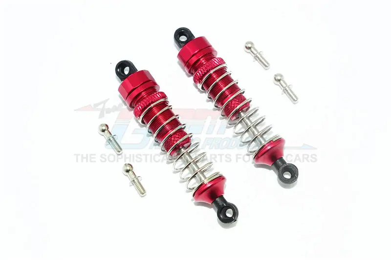 Traxxas Latrax Sst Aluminum Front/Rear Damper (57Mm) - 1Pr Set Red 1