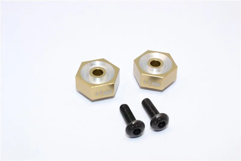 Traxxas Latrax Sst Aluminum Hex Adapter (+1Mm) - 2Pcs Set Titanium 1