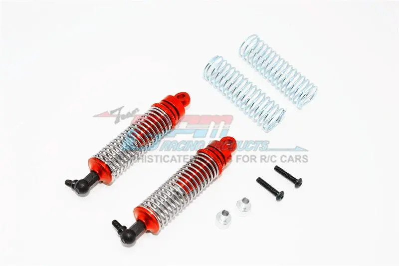 Traxxas Latrax Teton Aluminium Front Or Rear Damper - 1Pr Set Orange 1