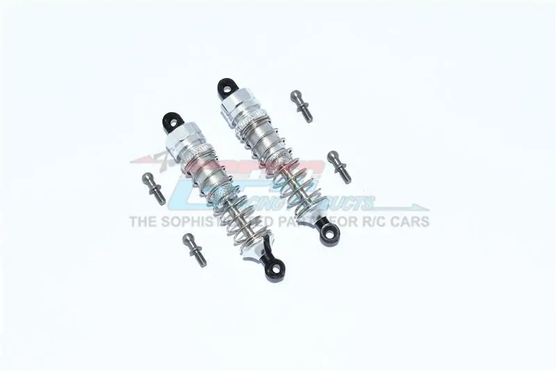 Traxxas Latrax Teton Aluminum Front Or Rear Spring Dampers 59Mm - 1 Pair Set Silver 1