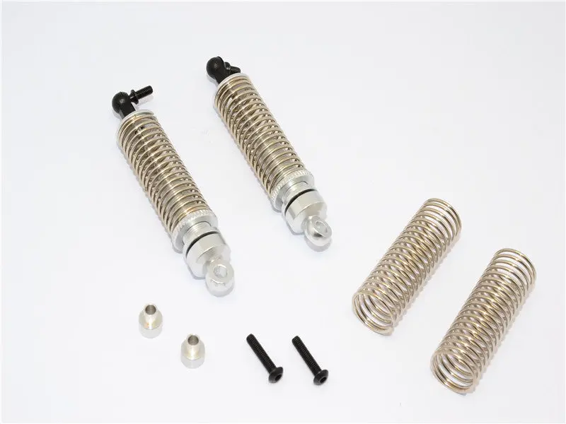 Traxxas Latrax Teton Aluminum Front/Rear Damper - 1Pr Set Silver 1