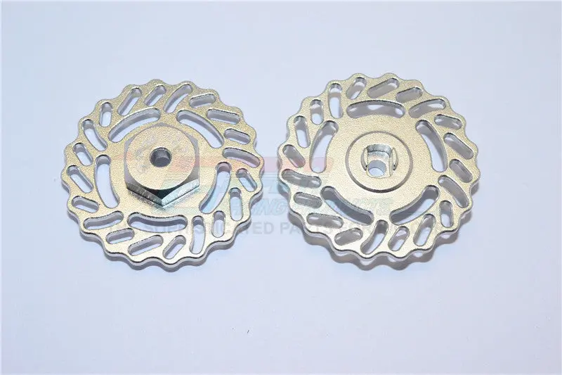 Traxxas Latrax Teton & Latrax Sst Aluminum Brake Disk +2.5Mm Thick - 2Pcs Set Silver 1