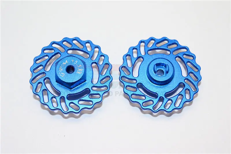 Traxxas Latrax Teton & Latrax Sst Aluminum Brake Disk +5.5Mm Thick - 2Pcs Set Blue 1