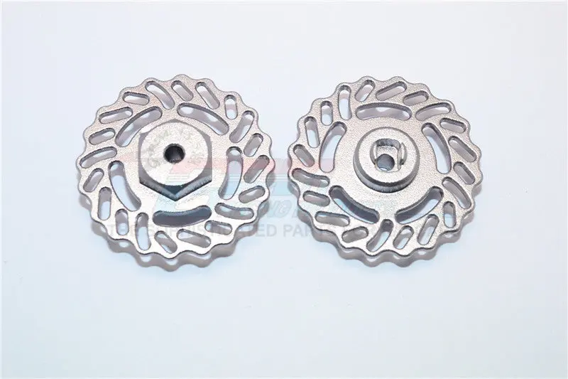 Traxxas Latrax Teton & Latrax Sst Aluminum Brake Disk +5.5Mm Thick - 2Pcs Set Gray Silver 1