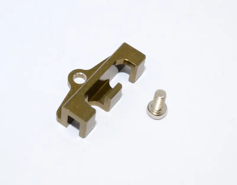 Traxxas Revo Aluminum Front Servos Wires Bunch With Screw - 1Pc Set Golden Black 1