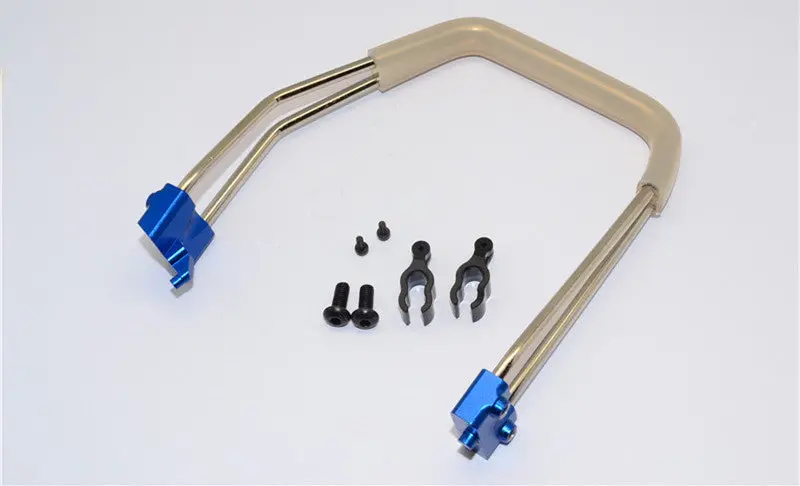 Traxxas Revo Aluminum Handle With Silicone Tube & Screws - 1 Set Blue 1