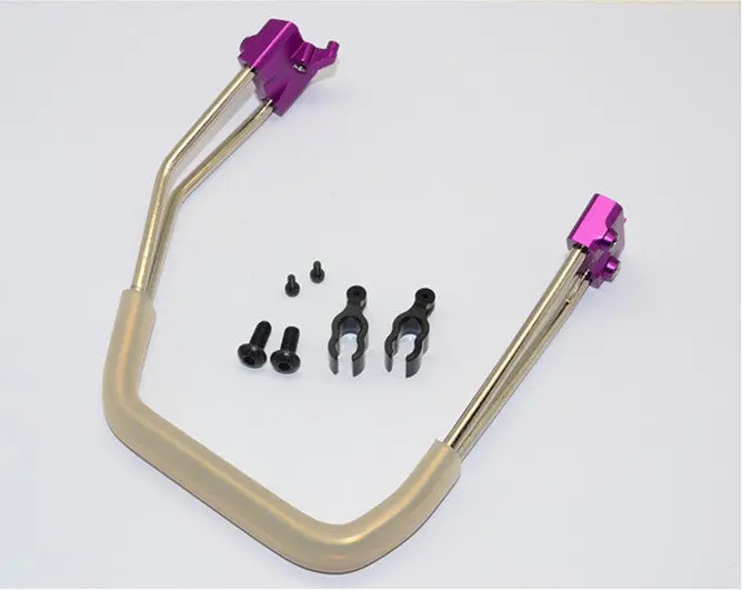 Traxxas Revo Aluminum Handle With Silicone Tube & Screws - 1 Set Purple 1