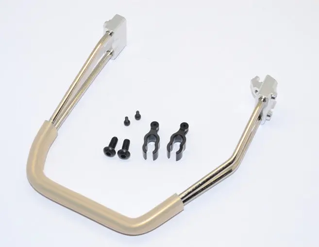 Traxxas Revo Aluminum Handle With Silicone Tube & Screws - 1 Set Silver 1