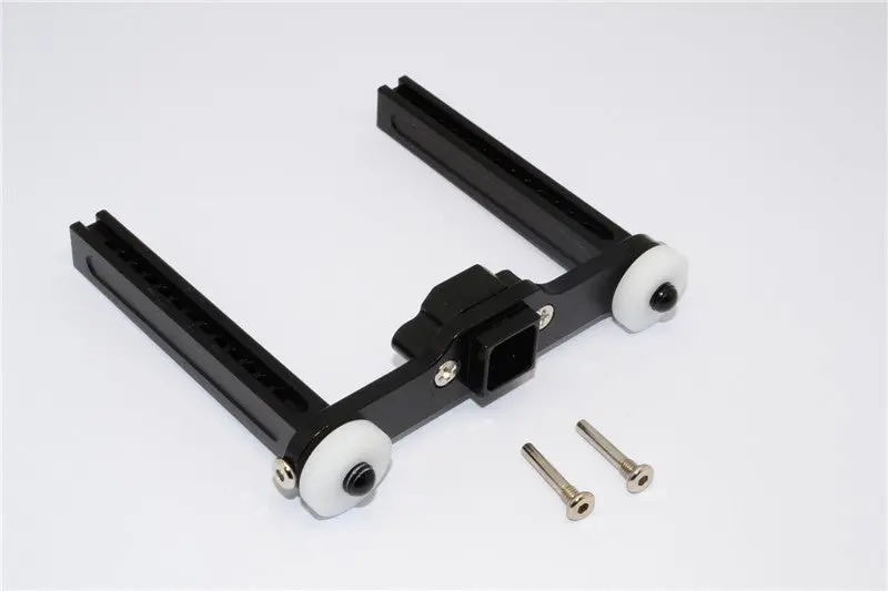 Traxxas Revo Aluminum Rear Body Posts With Screws (Extension 25Mm) - 1Pc Set Black 1