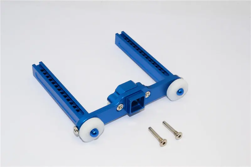Traxxas Revo Aluminum Rear Body Posts With Screws (Extension 25Mm) - 1Pc Set Blue 1