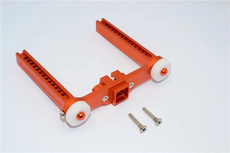 Traxxas Revo Aluminum Rear Body Posts With Screws (Extension 25Mm) - 1Pc Set Orange 1