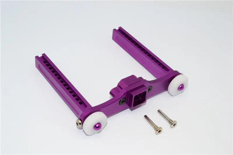 Traxxas Revo Aluminum Rear Body Posts With Screws (Extension 25Mm) - 1Pc Set Purple 1