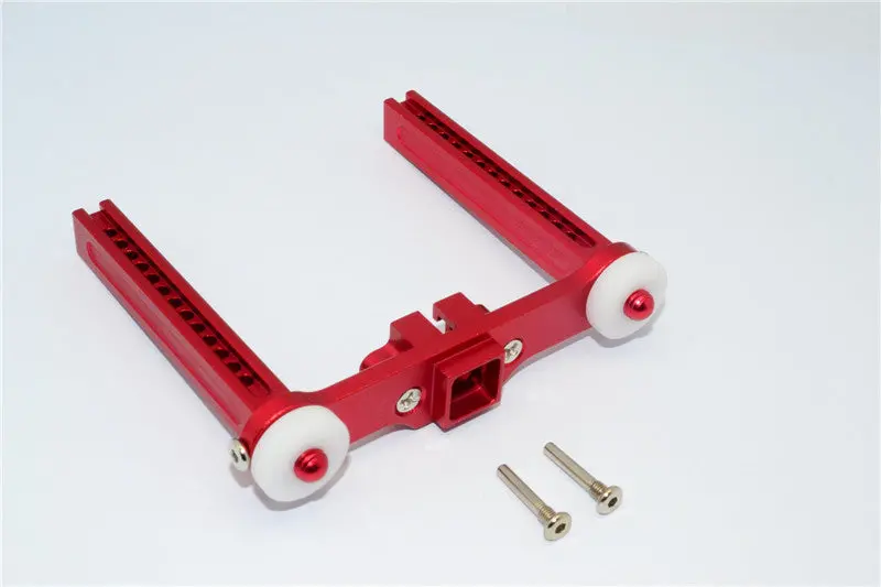 Traxxas Revo Aluminum Rear Body Posts With Screws (Extension 25Mm) - 1Pc Set Red 1