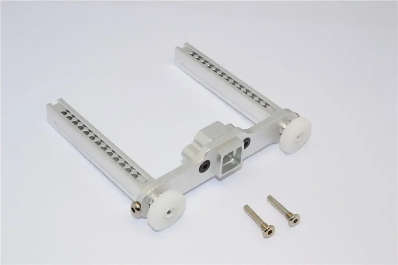 Traxxas Revo Aluminum Rear Body Posts With Screws (Extension 25Mm) - 1Pc Set Silver 1
