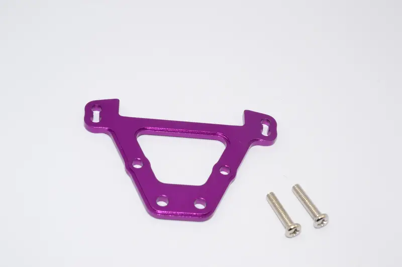 Traxxas Revo Aluminum Rear Bulkhead Tie Bars With Screws - 1Pc Set Purple 1