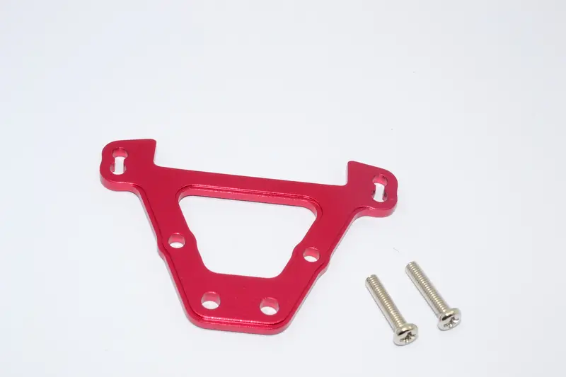 Traxxas Revo Aluminum Rear Bulkhead Tie Bars With Screws - 1Pc Set Red 1