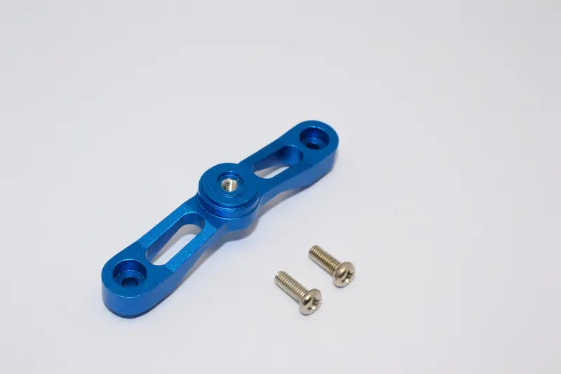 Traxxas Revo Aluminum Steering Holder With Screws - 1Pc Set Blue 1