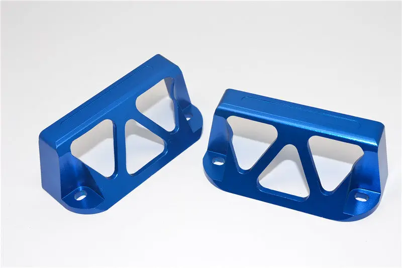 Traxxas Revo Aluminum Steering Servos Protector - 1Pr Blue 1