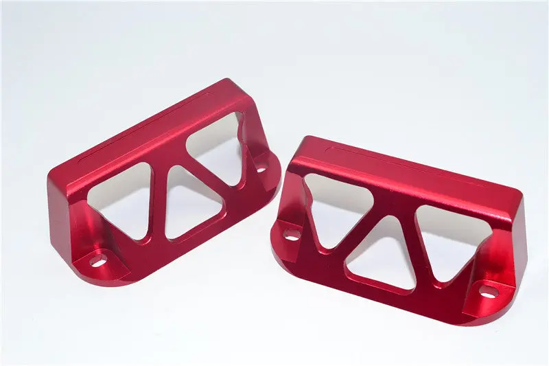 Traxxas Revo Aluminum Steering Servos Protector - 1Pr Red 1
