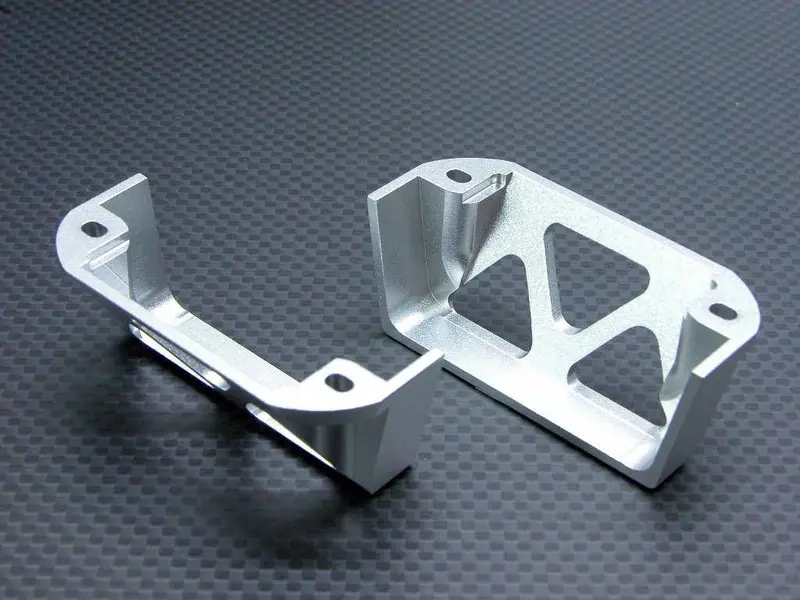 Traxxas Revo Aluminum Steering Servos Protector - 1Pr Silver 1