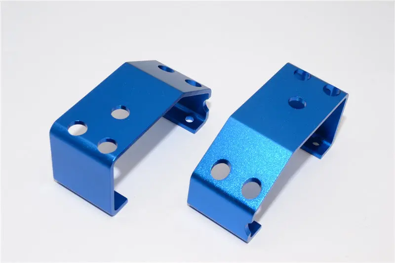Traxxas Revo Aluminum Steering Servos Protector (Economic Version) - 1Pr Blue 1