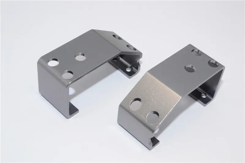 Traxxas Revo Aluminum Steering Servos Protector (Economic Version) - 1Pr Gray Silver 1