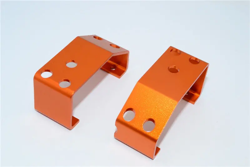 Traxxas Revo Aluminum Steering Servos Protector (Economic Version) - 1Pr Orange 1
