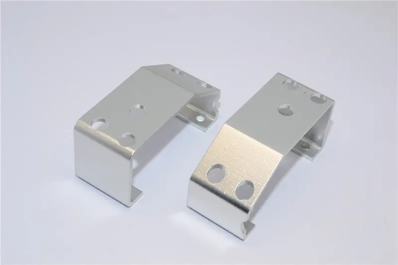 Traxxas Revo Aluminum Steering Servos Protector (Economic Version) - 1Pr Silver 1