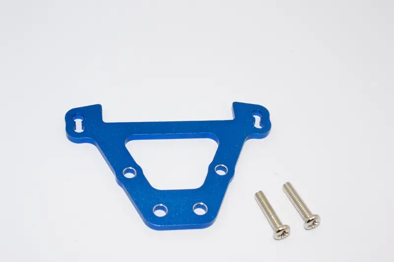 Traxxas Revo, E-Revo, Summit Aluminum Rear Bulkhead Tie Bars With Screws - 1Pc Set Blue 1