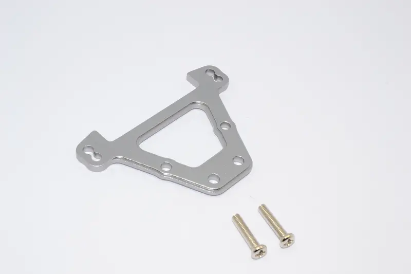 Traxxas Revo, E-Revo, Summit Aluminum Rear Bulkhead Tie Bars With Screws - 1Pc Set Gray Silver 1
