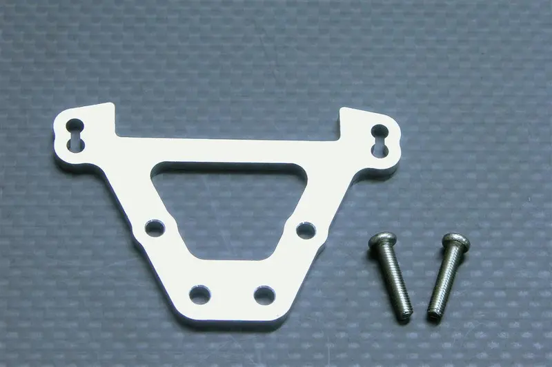 Traxxas Revo, E-Revo, Summit Aluminum Rear Bulkhead Tie Bars With Screws - 1Pc Set Silver 1