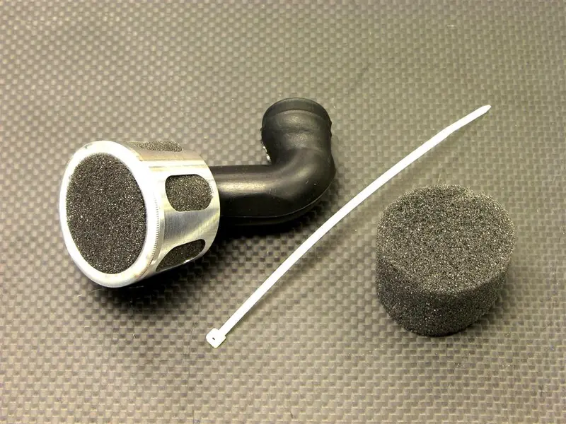 Traxxas Revo, Revo 3.3 Aluminum Air Filter With 2Pcs Foam & Manifold - 1 Set (Gpm Version) Silver 1