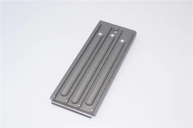 Traxxas Revo, Revo 3.3 Aluminum Batteries Box Bottom Shelf With Screw - 1Pc Set Gray Silver 1